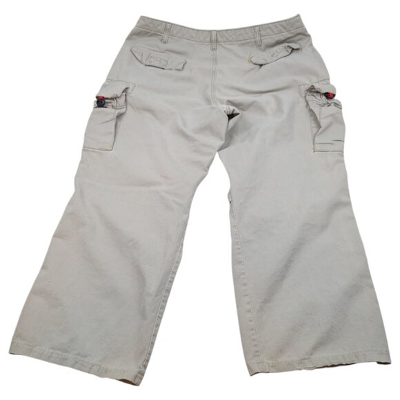 POLO JEANS COMPANY Ralph Lauren VINTAGE 33X27 Military Surplus Cargo Jeans RARE - Picture 10 of 16